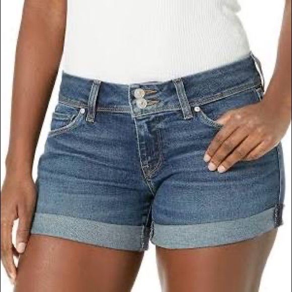 HUDSON Women's Croxley Mid Rise, Cuffed, Jean Short - Picture 2 of 7